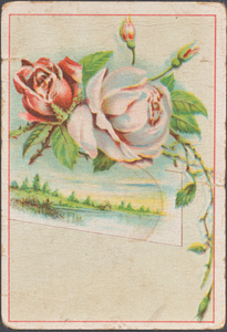 711385 Reclamekaartje van C.W.G. van Rossem, Kruideniers- en Grutterswaren, Goedestraat 106, hoek Bollenhofschestraat ...